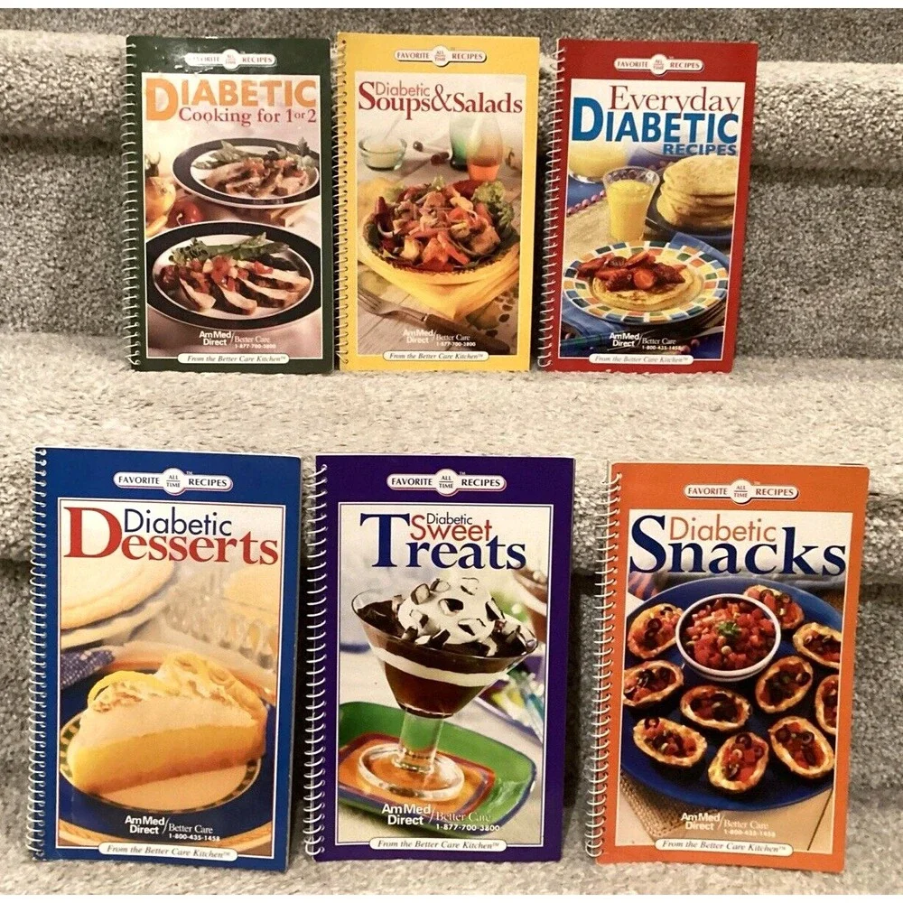 Diabetic Cookbooks Snacks Soups Everyday Sweets Desserts Favorite Recipes (6)